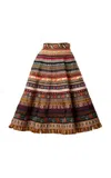 Lena Hoschek Original Ribbon Skirt In Multi