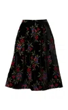 Lena Hoschek Rebel Floral Skirt In Multi