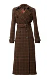 Lena Hoschek Sergeant Wool Coat In Multi