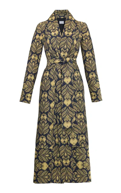 Lena Hoschek Silk Road Cotton-blend Coat In Multi