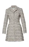 Lena Hoschek Tosca Long Tweed Jacket In Multi