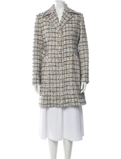 Pre-owned Lena Hoschek Tweed Pattern Coat W/ Tags In Multicolor