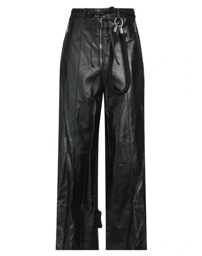 Lena Lumelsky Woman Pants Black Size 2 Lambskin