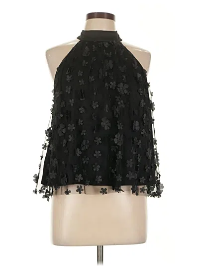 Lena Sleeveless Blouse In Black