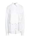 Lenalumelsky Woman Shirt White Size 6 Cotton In White
