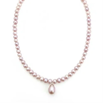 Leni James The Aura Pink Pearl Necklace