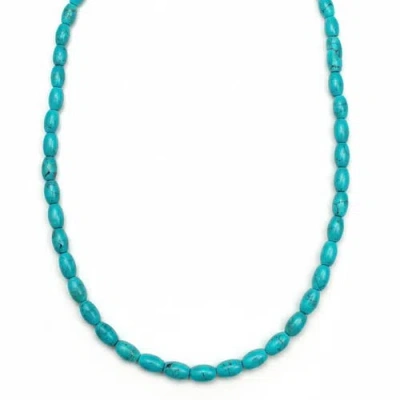 Leni James The Marbella Turquoise Necklace In Green