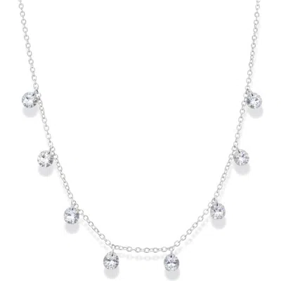 Leni James The Rosalie Shaker Necklace In Silver