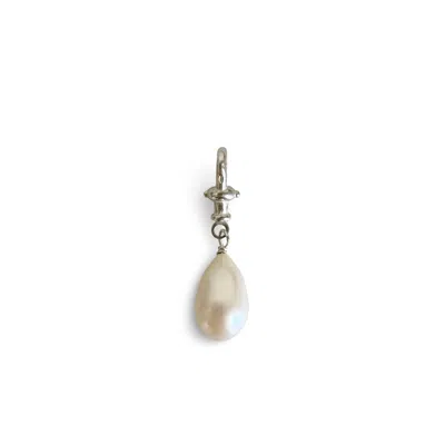 Leni James Women's White The Francesca Pearl Drop Charm