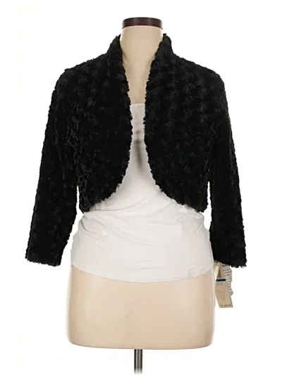 Pre-owned Lennie For Nina Leonard Cardigan Sweater In Black