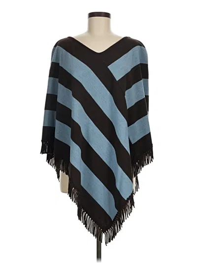 Pre-owned Lennie For Nina Leonard Poncho In Blue