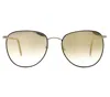 Lennon 10 C3 (black Gradient Flash Gold Flat Lens) In Black