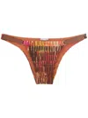 Lenny Niemeyer Abstract Low-rise Bikini Bottoms In 3214/quartz