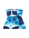 Lenny Niemeyer Abstract-print Beach Dress In Blue