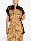 Lenny Niemeyer Abstract-print Belted Jacket In Multi