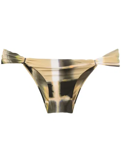 Lenny Niemeyer Abstract-print Bikini Bottoms In Multicolour