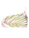 Lenny Niemeyer Abstract-print One-shoulder Bikini Top In Multicolour