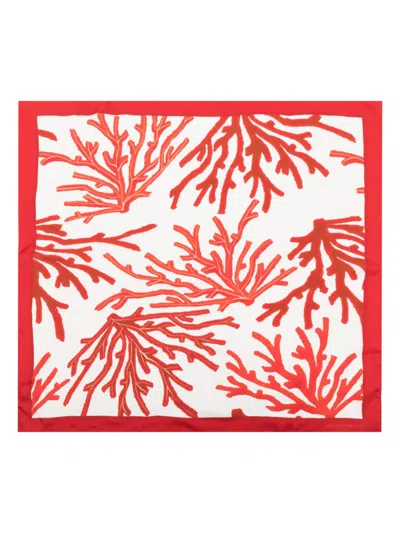Lenny Niemeyer Abstract-print Silk Scarf In Red