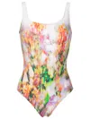 Lenny Niemeyer Abstract-print Swimsuit In Multicolour