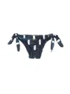 Lenny Niemeyer Abstract-print Tied Swim Briefs In Blue