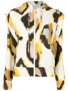 Lenny Niemeyer Abstract-print Zip-up Hoodie In Multicolour