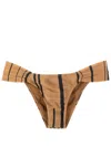 Lenny Niemeyer Agnes Bikini Bottoms In Brown