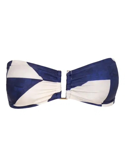 Lenny Niemeyer All Over-print Bandeau Top In Multi