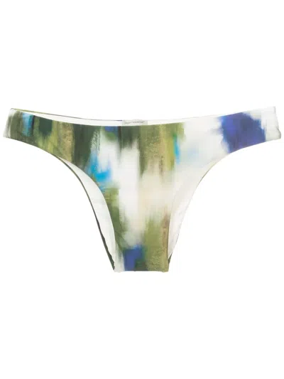 Lenny Niemeyer Athletic Abstract-print Bikini Bottoms In Multicolour