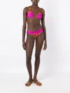 Lenny Niemeyer Athletic Abstract-print Bikini Bottoms In Pink