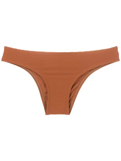 Lenny Niemeyer Athletic Square-neck Bikini Bottoms In Brown
