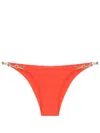 Lenny Niemeyer Bio Chain-link Bikini Bottoms In Red