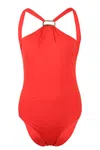 Lenny Niemeyer Bio Rectangle One Piece Cayenne In Red