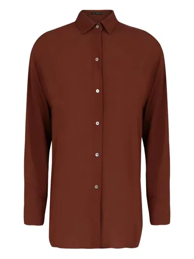 Lenny Niemeyer Button-down Shirt In Burgundy