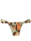 Lenny Niemeyer Caju Abstract-print Bikini Bottoms In Multicolour