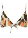 Lenny Niemeyer Caju Triangle-cup Bikini Top In Multicolour