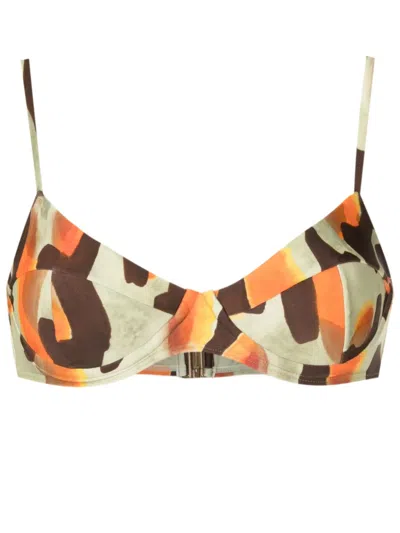 Lenny Niemeyer Caju Underwire-cup Bikini Top In Multicolour