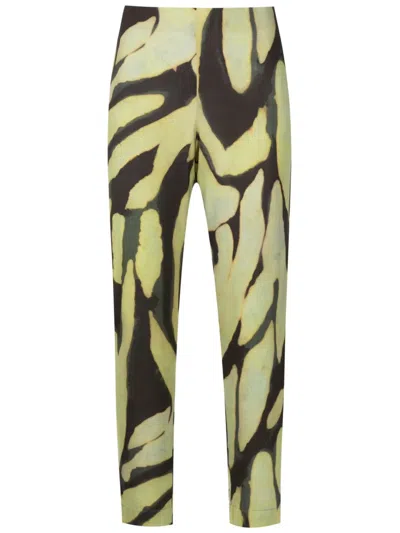 Lenny Niemeyer Camouflage-print Slim-fit Trousers In Green