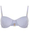 Lenny Niemeyer Chain-link Balconette Bikini Top In Purple