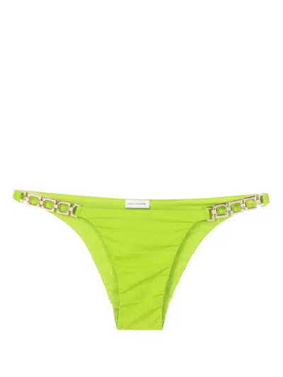 Lenny Niemeyer Chain-link Bikini Bottoms In Green