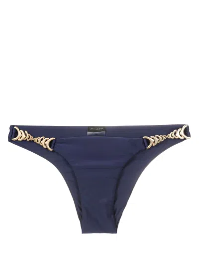 Lenny Niemeyer Chain-link Detailing Bikini Bottoms In Blue