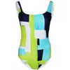 Lenny Niemeyer Classic One Piece Bleue In Green