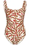 Lenny Niemeyer Classic One Piece Kalahari In Brown