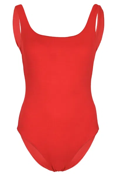 Lenny Niemeyer Clean Classic One Piece Kaki In Red