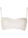Lenny Niemeyer Contrast-stitching Sleeveless Top In Neutrals