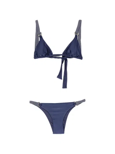 Lenny Niemeyer Cordon Bikini In Blue