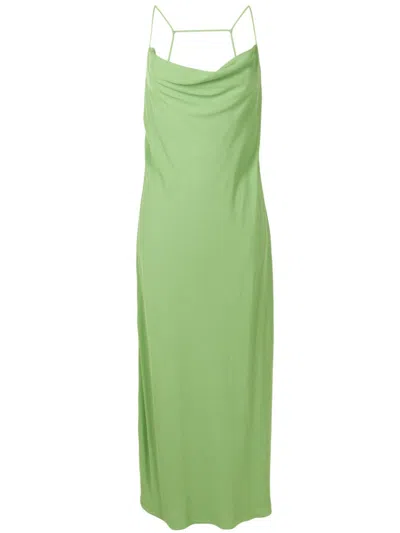 Lenny Niemeyer Cowl-neck Long Dress In Green