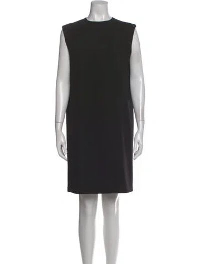 Pre-owned Lenny Niemeyer Crew Neck Mini Dress In Black