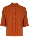 Lenny Niemeyer Drop-shoulder Shirt In Brown