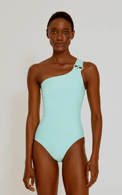 Lenny Niemeyer Detail One Shoulder One Piece Ciel In Multi