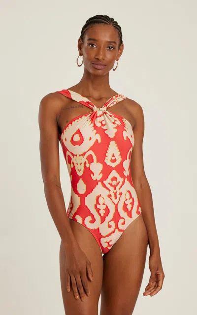Lenny Niemeyer Detailed High Neck One Piece Turkey In Multi